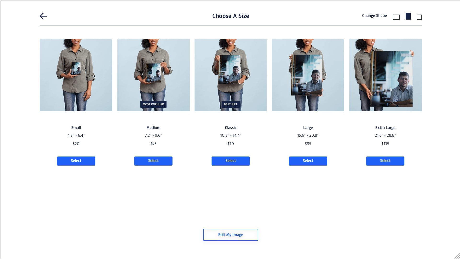 The product selection view for Fracture